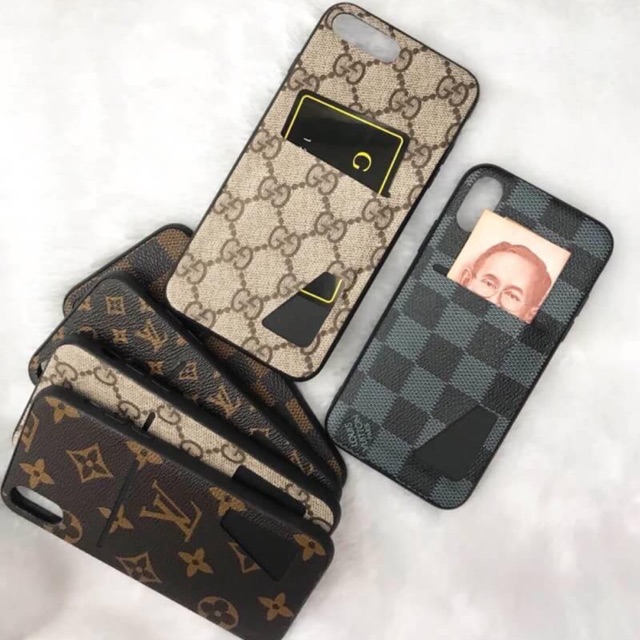 LV ใส่บัตรใส่เงินได้จ้า iphone’X i6/6+,s/7/7+,8/8+