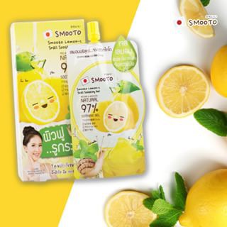 Smooto Lemon-C Snail Soothing Gel/ เจลเลมอน (ซอง/กล่อง 6 ซอง)