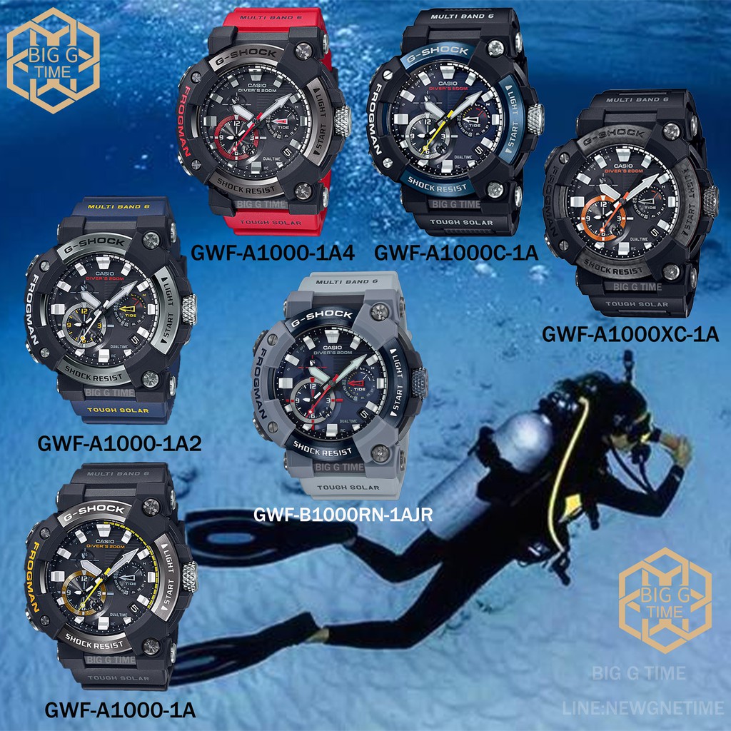 นาฬิกา Casio G-Shock Mini GWF-A1000 Series รุ่น GWF-A1000-1A/1A2/1A4/GWF-A1000C-1A/GWF-1000XC-1A/GWF-A1000RN-1A