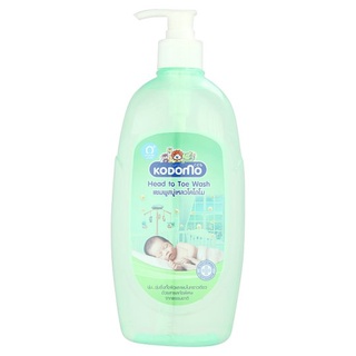 🔥ยอดนิยม!! โคโดโม แชมพูสบู่เหลว สำหรับเด็กแรกเกิด 400มล. Kodomo 0+ Months Head to Toe Wash 400ml