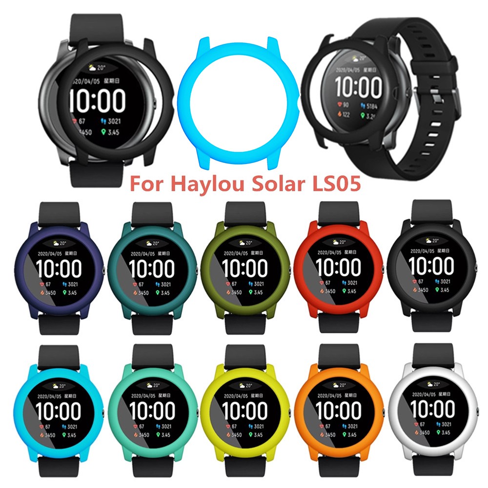 สําหรับ Haylou พลังงานแสงอาทิตย์ LS05 สมาร์ทนาฬิกา PC ป้องกันสําหรับ Xiaomi Haylou Solar Glass Prote