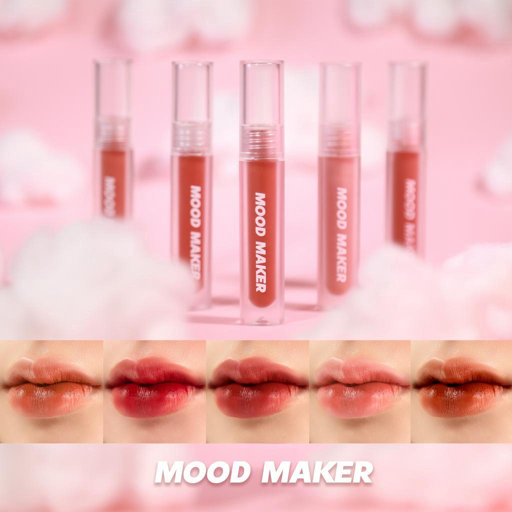 โปรเปิดร้าน  Mood Maker : Good Mood Velvet Lip Tint นุ่มละมุน ไม่ตกร่อง