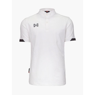 WARRIX เสื้อโปโลลำลอง WA-17FT31M1-ขาว-เทา-WE