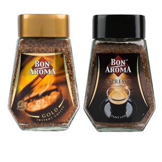 🔥แท้ 100%🔥 Bon Aroma Gold / Espresso บอน อโรมา โกลด์ / เอสเปรสโซ่ กาแฟสำเร็จรูปชนิดฟรีซดราย 100 กรัม