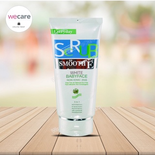 Smooth E White Babyface Scrub 2.2 oz สมูท อี ไวท์ เบบี้เฟส สครับ สครับไม่มีฟอง