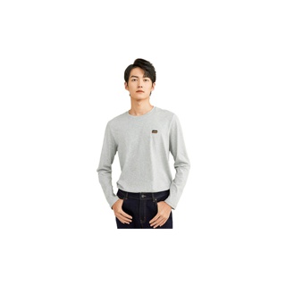 โปรโมชั่น : GIORDANO【Online Exclusive】เสื้อยืดผู้ชาย แขนยาว Mens long sleeve tee 13091793