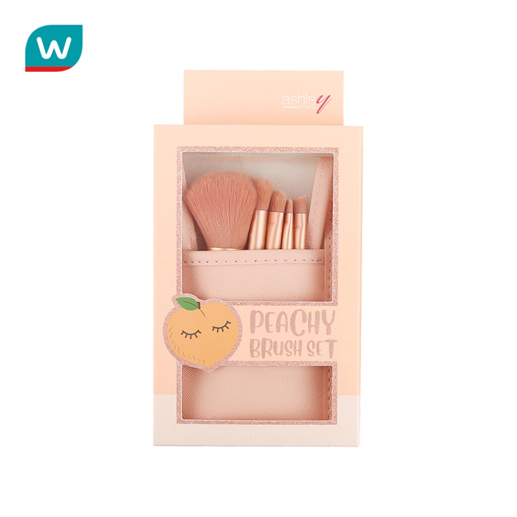 Ashley แอชลี่ย์ พีชชี่ บรัช เซ็ต 5ชิ้น #AA192