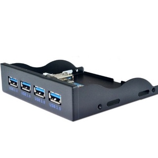 USB 3.0 HUB เพิ่ม Port USB แผงหน้าเคส HUB 19PIN เป็น USB 3.0 4 Port 3.5 นิ้ว ส่งเร็ว ประกัน CPU2DAY