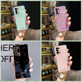 OPPO A16 Reno 6 PRO 5G Reno 6 5G Reno 6Z 5G Reno 6 4G Reno 4 4G Tepi Lurus 90° Plating Case