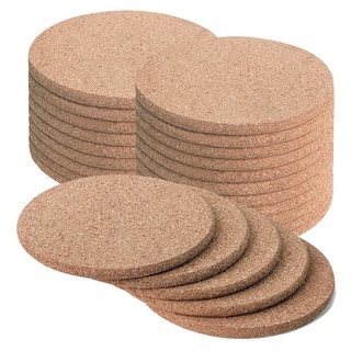 25Pack Cork Coasters for Drinks,Bar Coasters Absorbent Heat Resistant Reusable Saucers for Drink Wine Glasses Cups Mugs #3