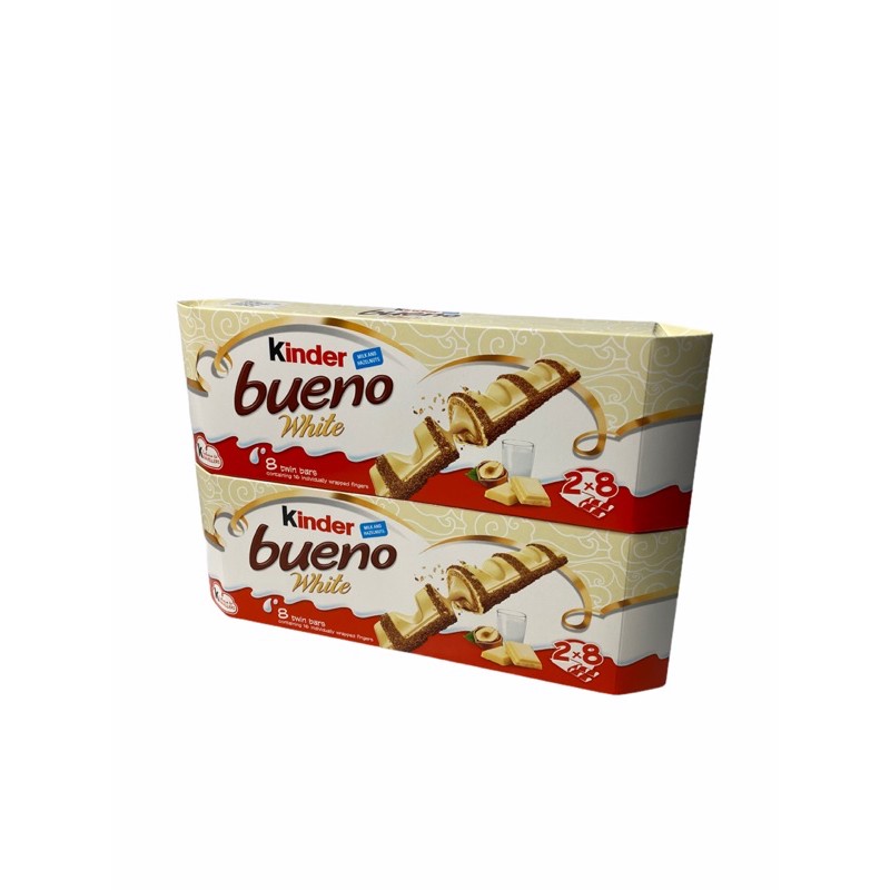 KINDER BUENO !! White ไวท์ซ็อกโกแลต.. 32ชิ้น 1SETCOMBO/2กล่อง ราคาพิเศษ สินค้าพร้อมส่ง!!