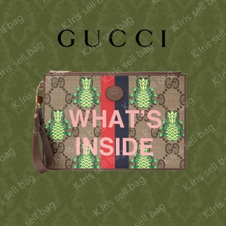 Gucci/ GG/ Gucci Pineapple series กระเป๋าคลัช