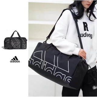 [ถุงแยกเปียกและแห้ง]Adidas กระเป๋ายิม พื้นที่รองเท้าในตัว