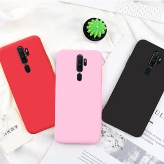 Oppo A5 A9 2020 Reno 2F F11 Pro สีลูกกวาด ผิวด้าน บาง นิ่ม TPU เคสโทรศัพท์ Android