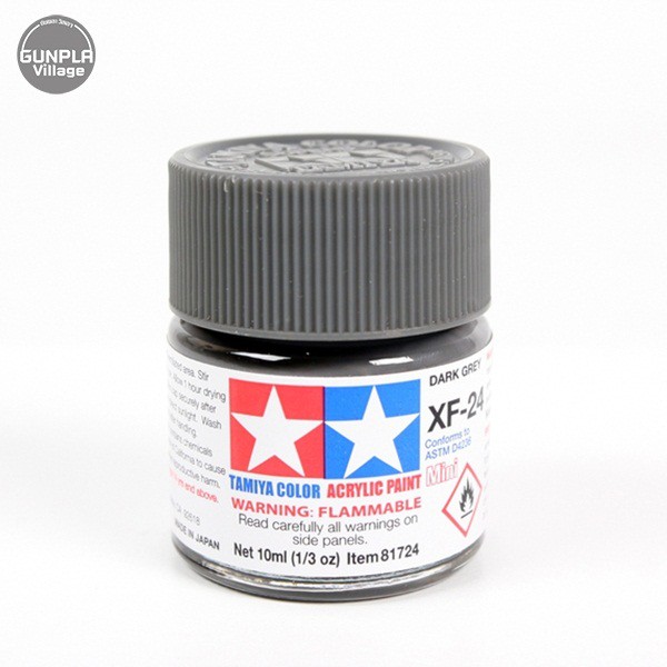 Tamiya 81724 Acrylic Mini XF-24 Dark Grey 45035715 (สี)