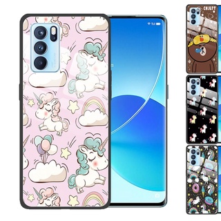 OPPO Reno 5 Pro 3 4 4G 10X Zoom Reno2 Z F F11 Pro F9 Reno6Z 5G Unicorn 5 Tempered Glass Cover Anti-Scratch Phone Case