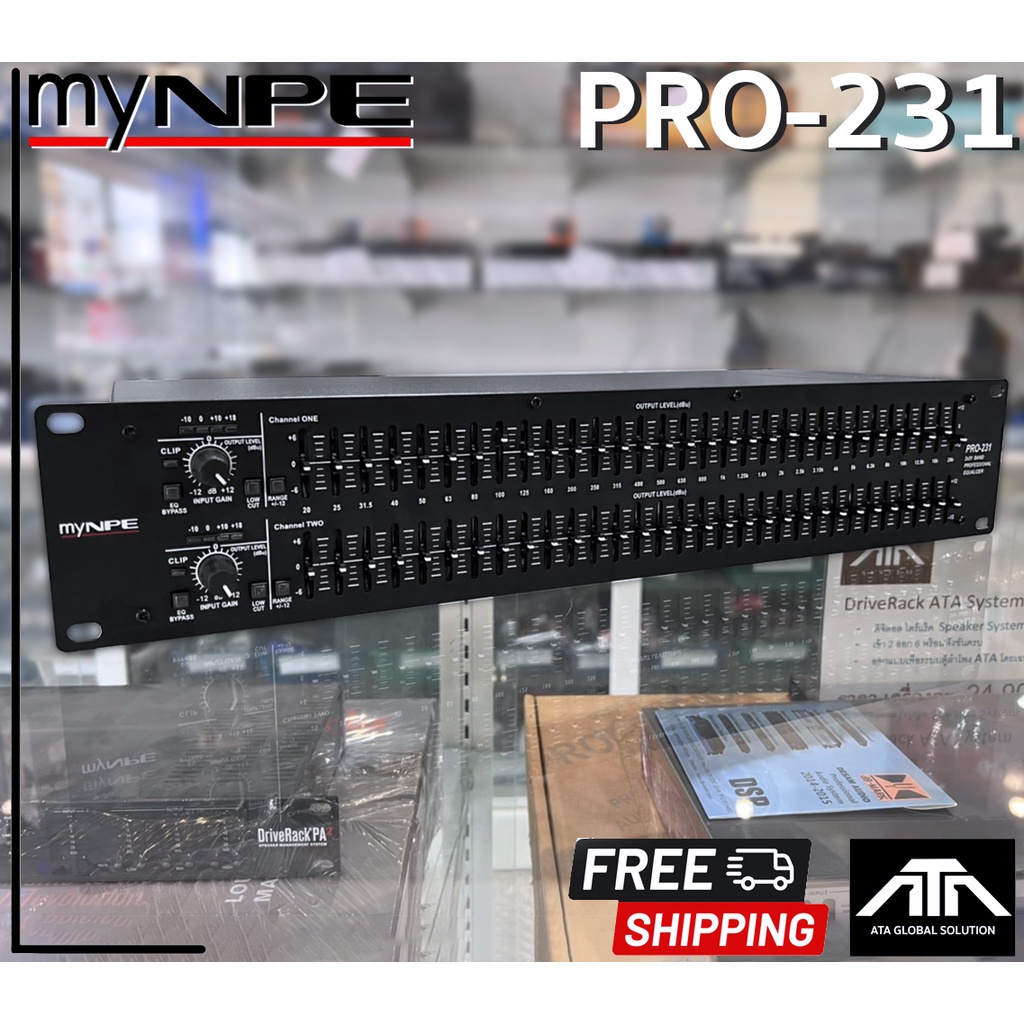 MYNPE PRO-231 EQ Equalizer 231 MY NPE PRO 231 อีคิวอีควอไลเซอร์ PRO231 31ช่อง เครื่องแต่งเสียง อุปกร