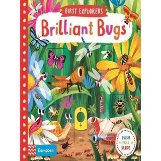 หนังสือภาษาอังกฤษ Brilliant Bugs (First Explorers) -- Board book มือหนึ่ง