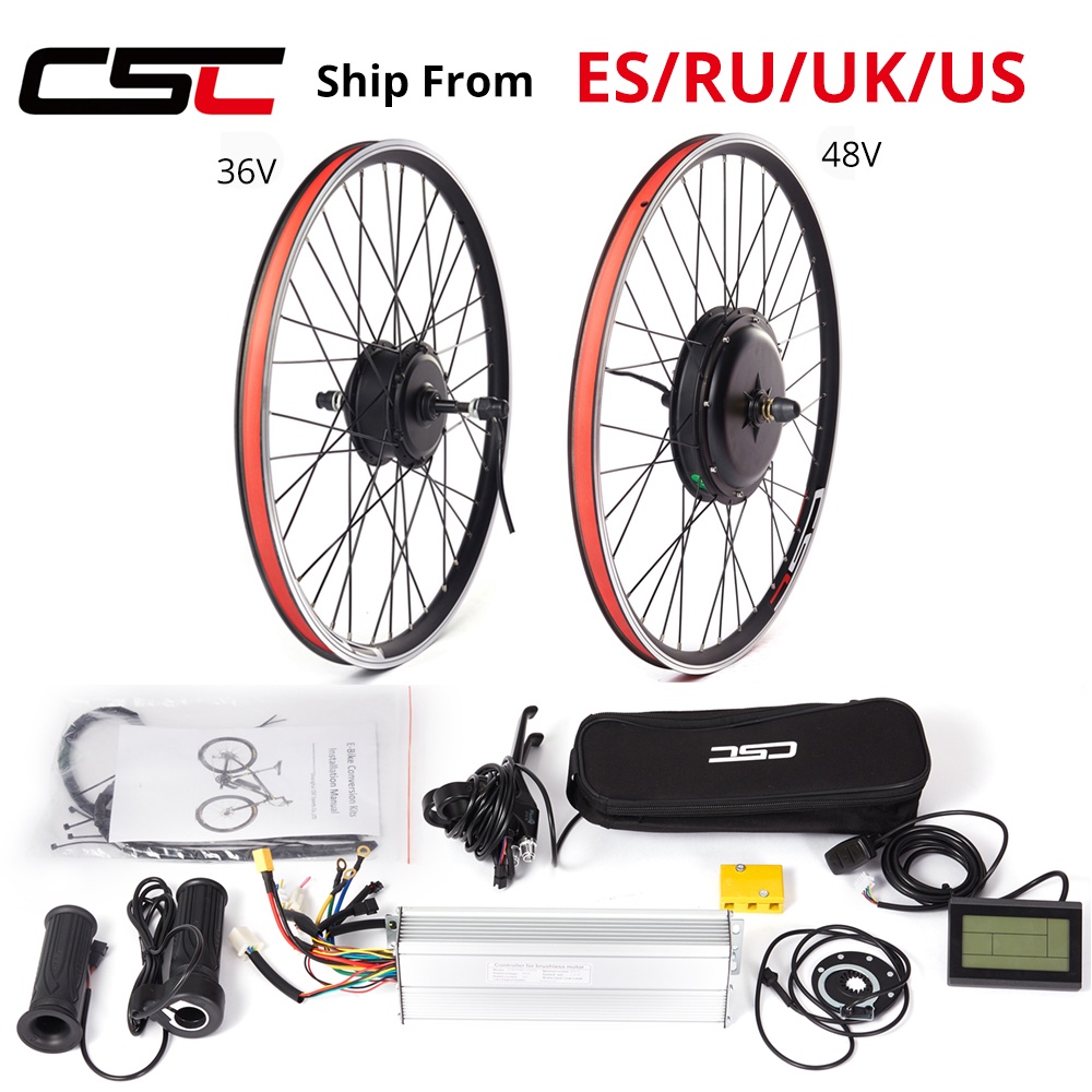 Electric Bike Conversion Kit 20-29 Inch 700C eBIKE Conversion Kit 36V 250W 48V 1000W 1500W Front Rea