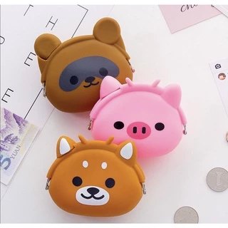 พร้อมส่ง >> กระเป๋าซิลิโคน รุ่น กระต่าย ( 29 บาท ) ใส่เหรียญ ใส่เงิน พกพาสะดวก งานจริงน่ารักมาก