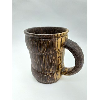 แก้วมัคไม้ตาล ทำจากไม้ตาล ขนาด 3.5" | Palmyra Palm Wooden Mug, size 3.5”