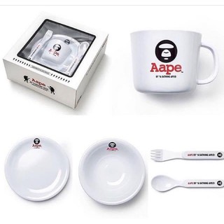 Set จานชาม Bape ของใหม่ ของแท้ 100%
