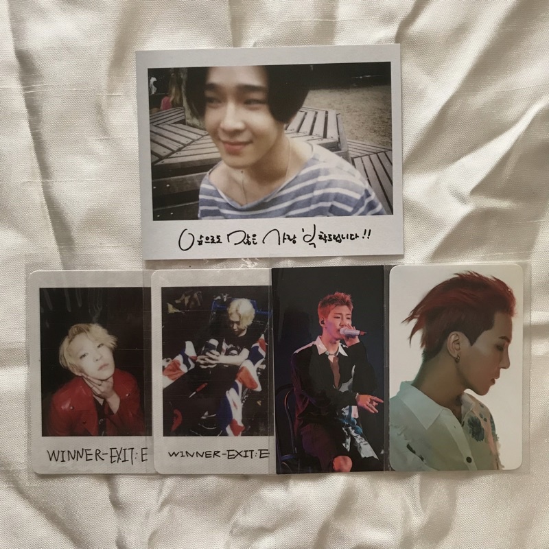 Winner PC Photocard Hooneybee Everyday Tour Encore DVD; Mino Ktown Benefit Take; Nam Taaueyun Debut 