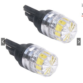 หลอดไฟ LED 12v ไฟท้าย T10 5050 สำหรับรถยนต์ 1 คู่