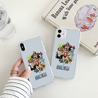 One Piece เคสไอโฟน 13 pro max case anime iPhone 12 11 promax 14 plus เคส 7 8 Plus Se 2020 8พลัส X Xr Xs Max phone cover
