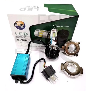 LEDไฟหน้ามอเตอร์ไซค์ของแท้100% รุ่น M: 02E 3,500LM 35W สีไอบลู