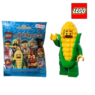 LEGO เลโก้แท้ 100% มินิฟิกเกอร์ Lego Mini Figures71018  นายชุดข้าวโพด Corn Man