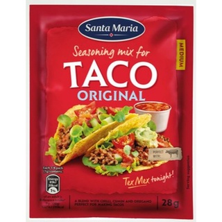 Santa Maria Taco Spice Mix 28g ซอสเม็กซิกัน ซอสปรุงอาหาร