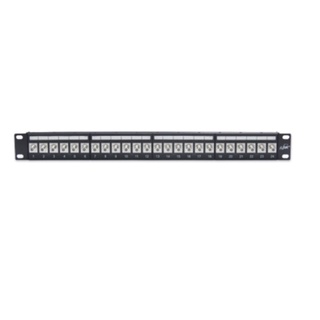 Link UC-1124 F-Type PATCH PANEL 24 Port w/Label &amp; Management แผงจัดสาย F-Type (US-3001+US-2209X24) รหัสสินค้า UC-1124