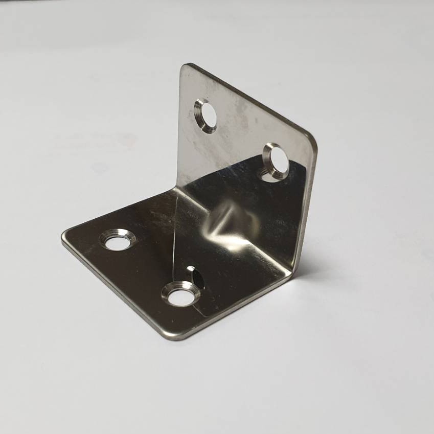 เหล็กฉาก สแตนเลส (หน้ากว้าง) กันสนิม เหล็กฉากรับชั้น ฉากรับชั้นวางของ เหล็กตัวแอล เหล็กติดเฟอร์นิเจอร์ ฉากยึด stainless - รูปที่ 2