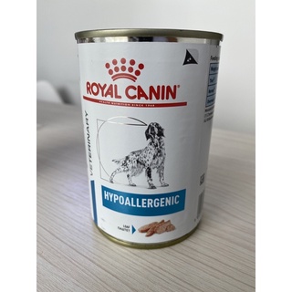 royal canin hypoallergenic อาหารสุนัขแบบเปียก โรคภูมิแพ้อาหาร 400 g