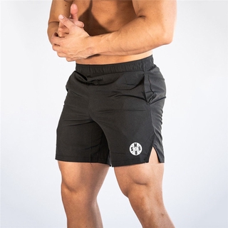 Brand Mens Muscle Comfortable Running Mesh Bodybuilding Training Fashion Workout Gym Breathable Fitness Plus Size Sports Shorts