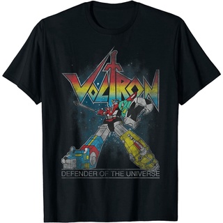 เสื้อยืดคอกลม แขนสั้น ผ้าฝ้าย 100% พิมพ์ลายการ์ตูน Voltron Voltron สไตล์ญี่ปุ่น สําหรับผู้ชายS-5XL