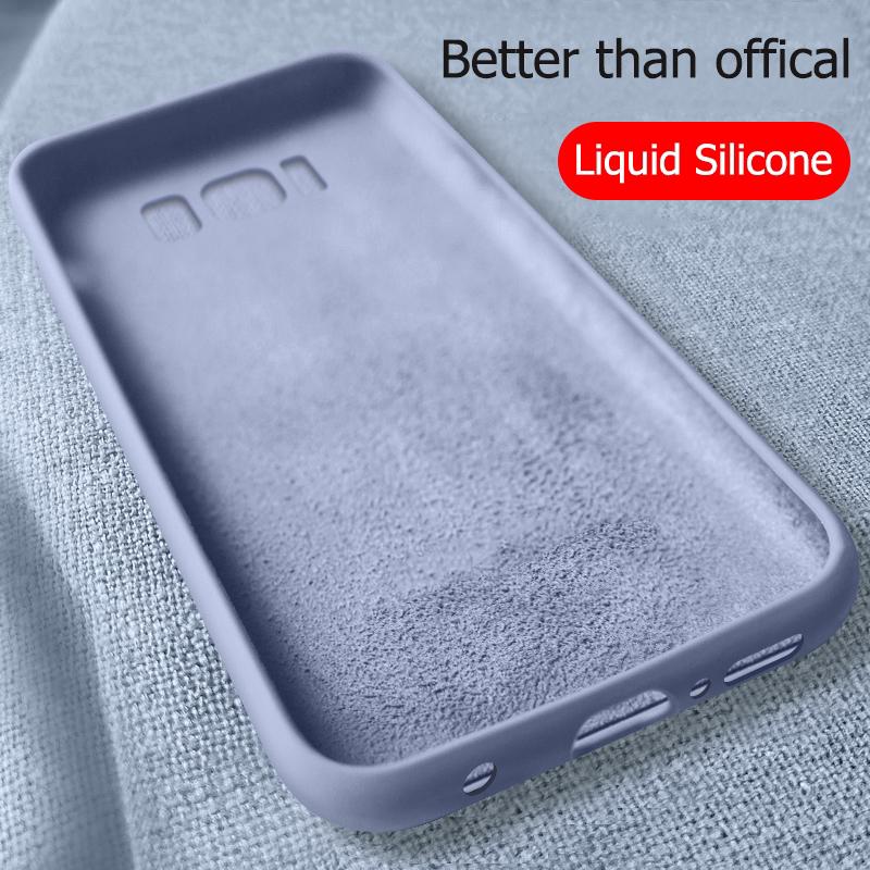 Samsung Galaxy A53 A13 A23 Case Samsung J4 Plus J6 Plus A6 Plus A6+ 2018 S9 Luxury Anti-Dirt Summer Soft Liquid Silicone Phone Case