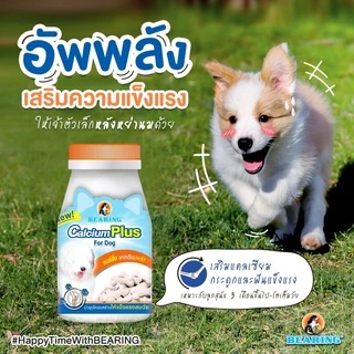 BEARING Supplement แคลเซียม อาหารเสริม สัตว์เลี้ยง วิตามินรวมสุนัข บำรุงร่างกาย กระดูกและฟันแข็งแรง 135g