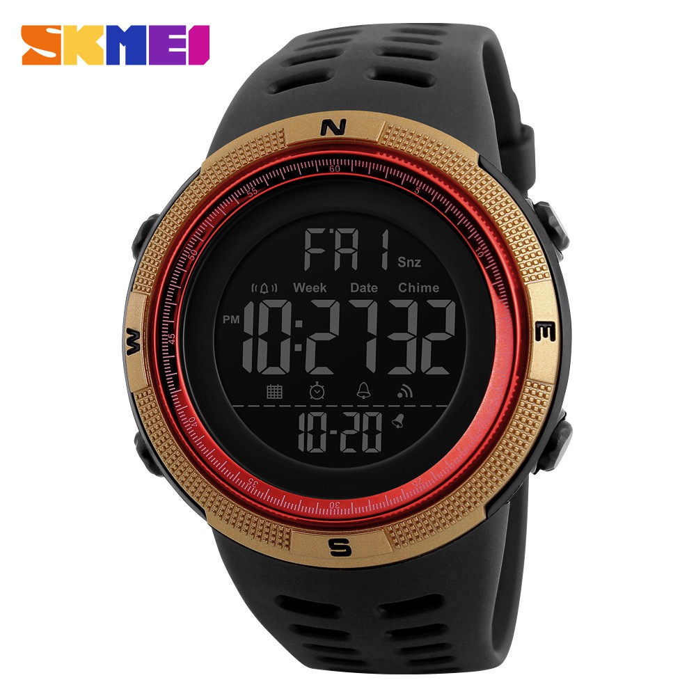 SKMEI นาฬิกาข้อมือผู้ชายดิจิตอล ของแท้ 100% พร้อมกล่องและใบครบเซ็ต รุ่น SK-1251 สไตล์สปอร์ต #8