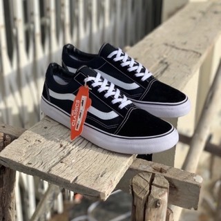 Vans Old skool black รองเท้าผ้าใบผู้ชายและหญิง