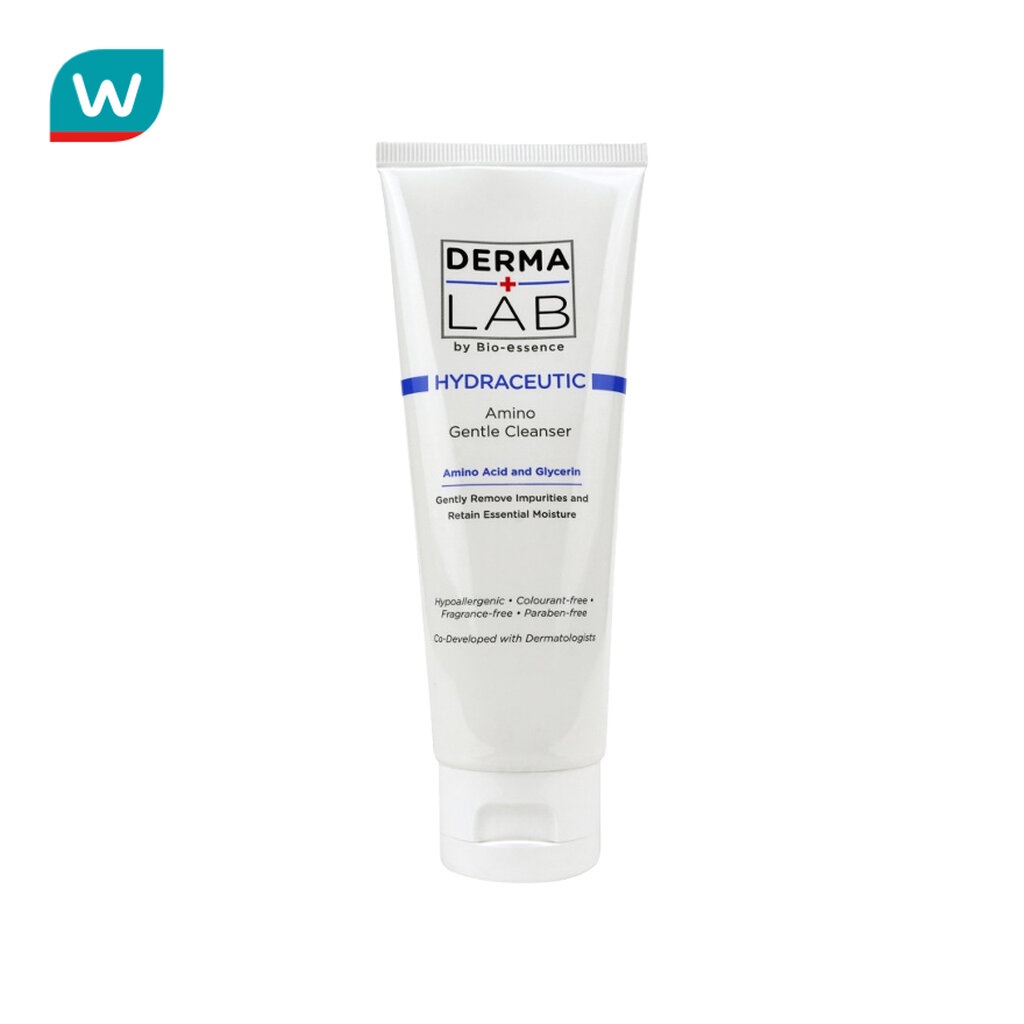Derma Lab เดอร์มา แลป บาย ไบโอ-เอสเซ้นซ์ ไฮดร้าซูติก อะมิโน เจนเทิล คลีนเซอร์ 100 กรัม