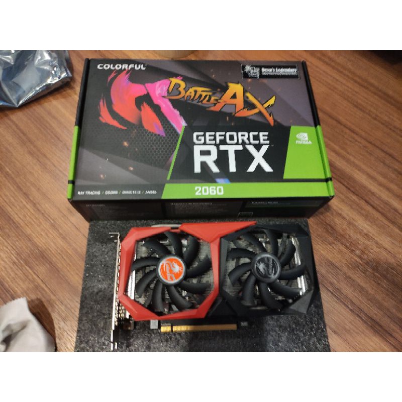 ประกัน 05/2025 Colorful RTX 2060 6GB Battle Ax NB V2V ครบกล่อง