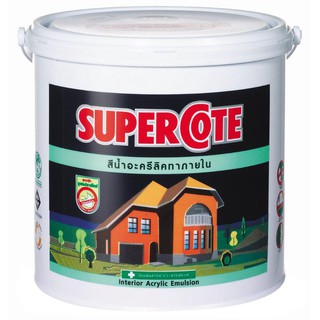 สีน้ำทาภายใน ICI DULUX SUPERCOTE BASE A ด้าน 3 ลิตร สีน้ำซูเปอร์โคท ผลิตจากกาวอะคริลิกและผงสีคุณภาพทนทานต่อสภาพภูมิอากาศ