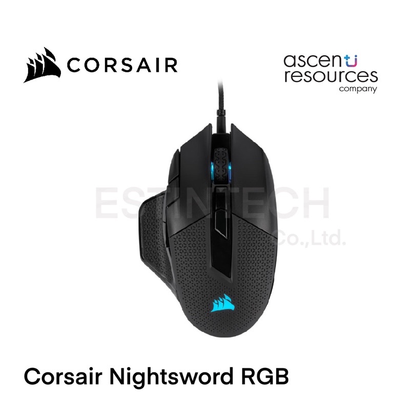 MOUSE (เมาส์) Corsair NightSword RGB ของใหม่ประกัน 2ปี