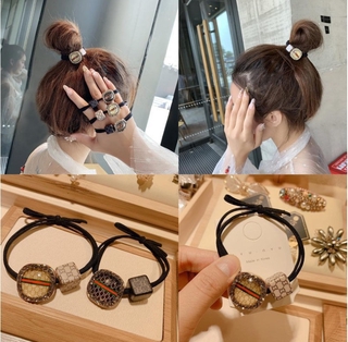 Ins ผมเชือก Rhinestone เชือกผมหางม้ายางรัดผมเครื่องประดับ Hair Rope Simple Ponytail Rubber Band Hair Accessory