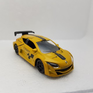 majorette รถเหล็ก Renault sport สีเหลือง