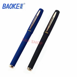 ปากกาเจล ยี่ห้อBAOKE รุ่นPC1848 ขนาดเส้น 1.0 mm หมึกสีน้ำเงิน /ดำ/แดง มีปลอกด้ามยาง(ราคาต่อกล่อง/12ด้าม)#ปากกาเจล