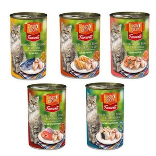 cindy recipe 400g อาหารเปียก สำหรับแมว ซินดี้ เรซิพี ขนาด 400 กรัม EXP 07/2024