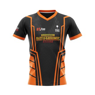 เสื้อเกมส์ PUBG MOBILE v.2 - เสื้อ E-Sport พิมพ์ลายเกรดพรีเมียม